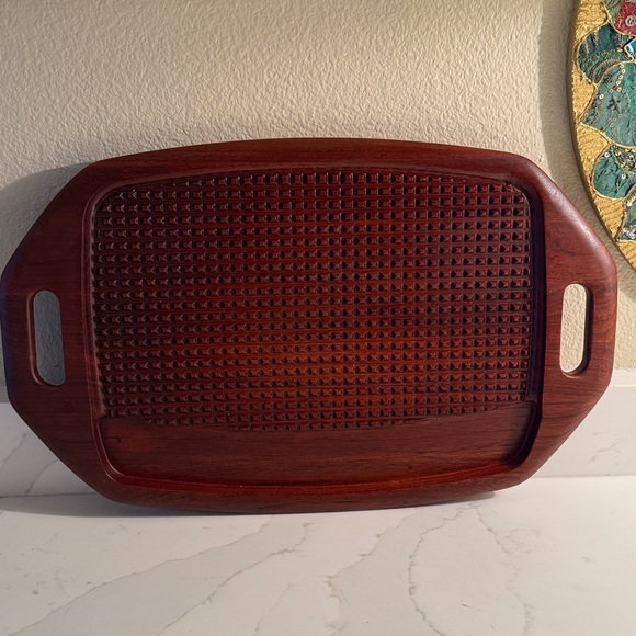 Mid Century Modern Digsmed Danish Teakwood Carving Meat Tray - Picture 9 of 9